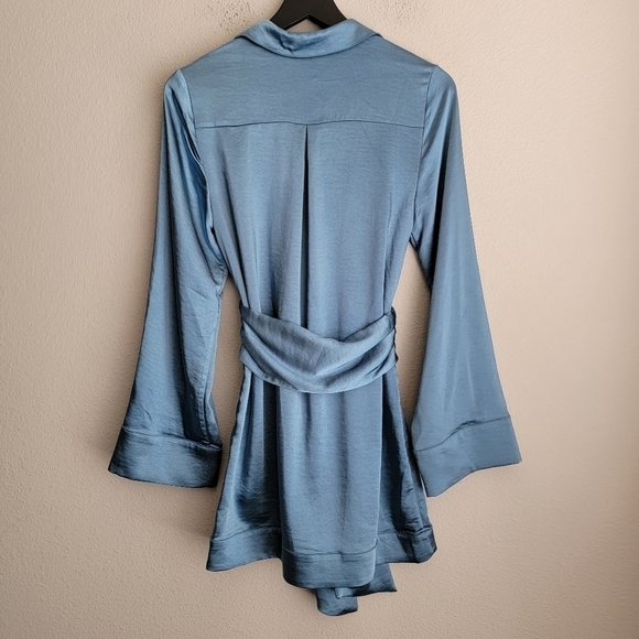 Camila Coelho Priscilla Mini Dress in Blue size XXS NWT - Picture 6 of 9